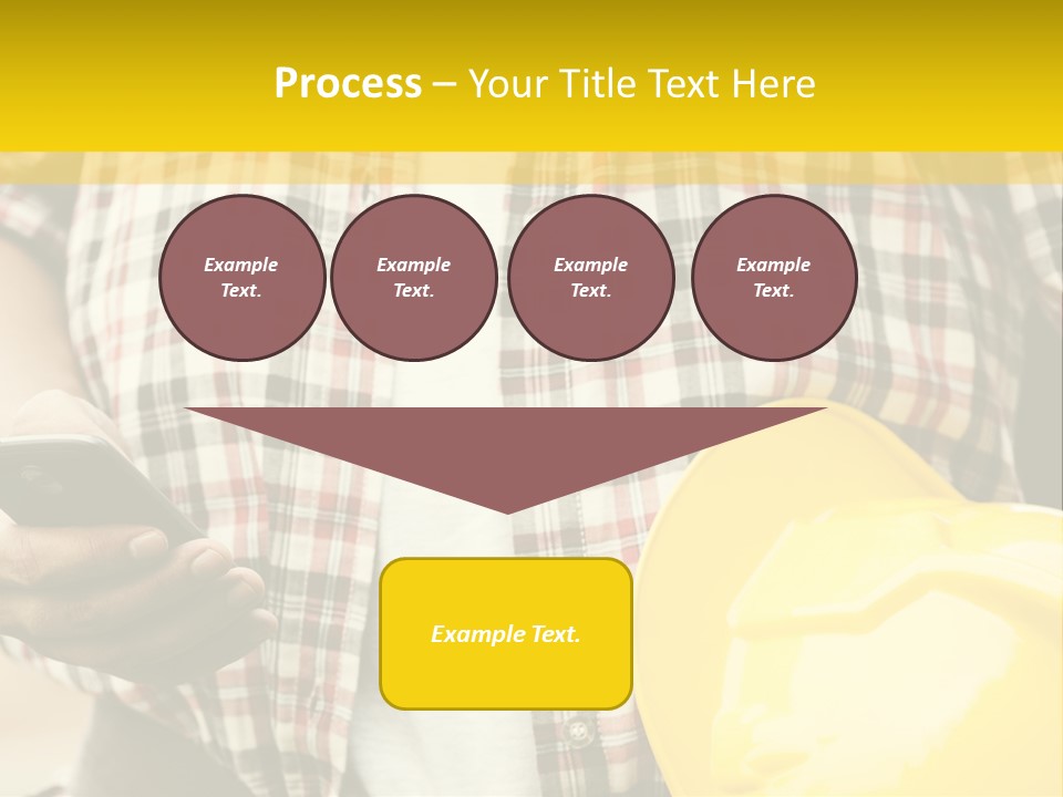 Adult Repairman Work Tool PowerPoint Template