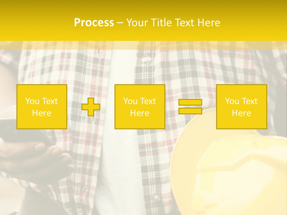 Adult Repairman Work Tool PowerPoint Template