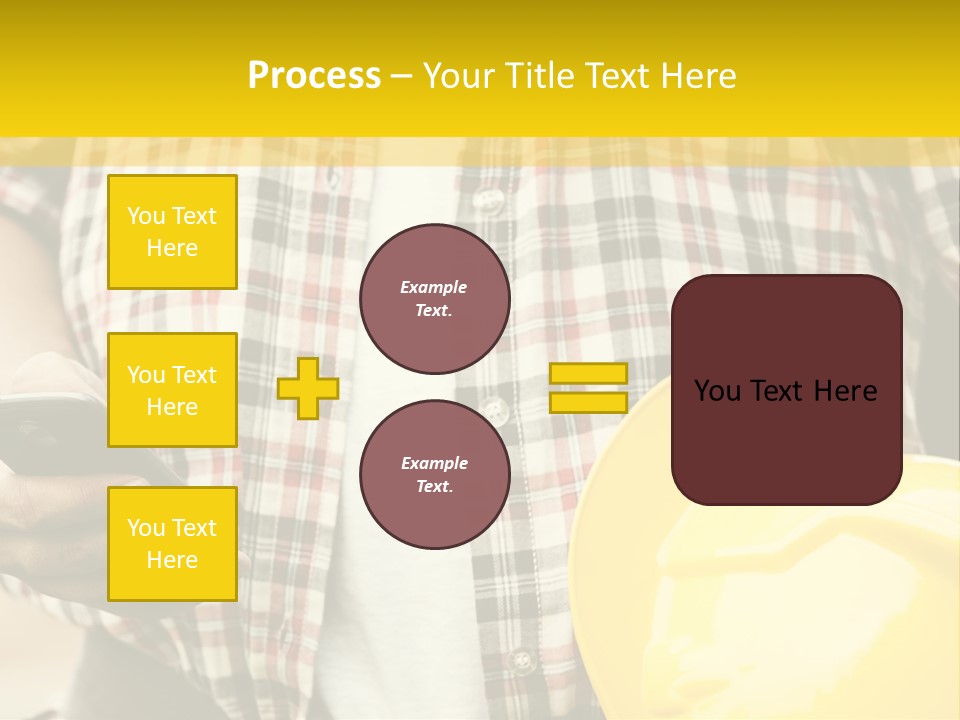 Adult Repairman Work Tool PowerPoint Template
