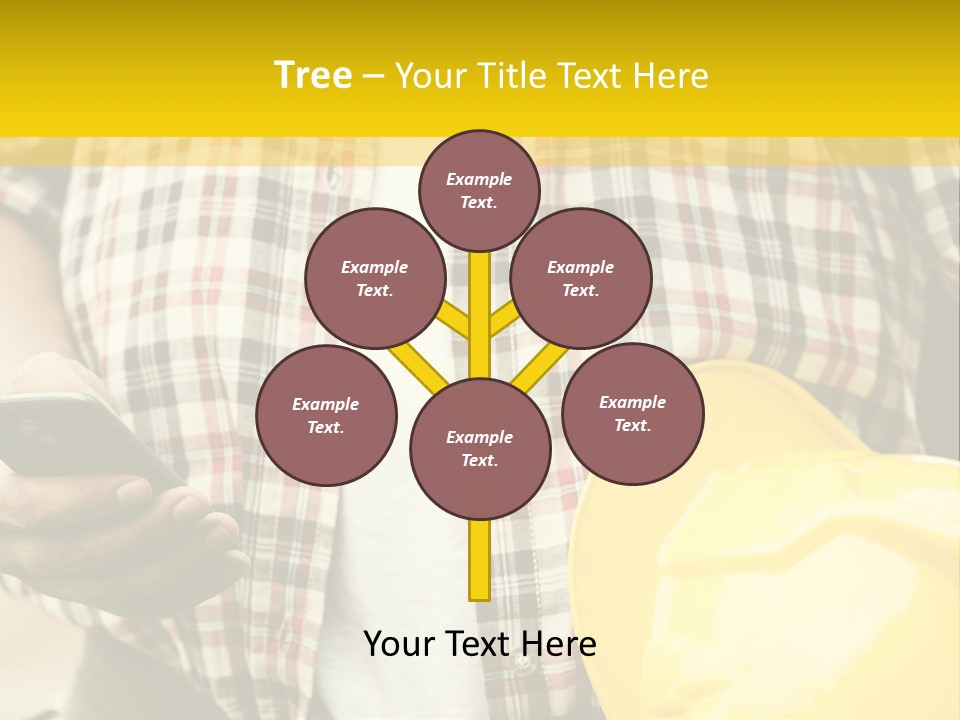 Adult Repairman Work Tool PowerPoint Template