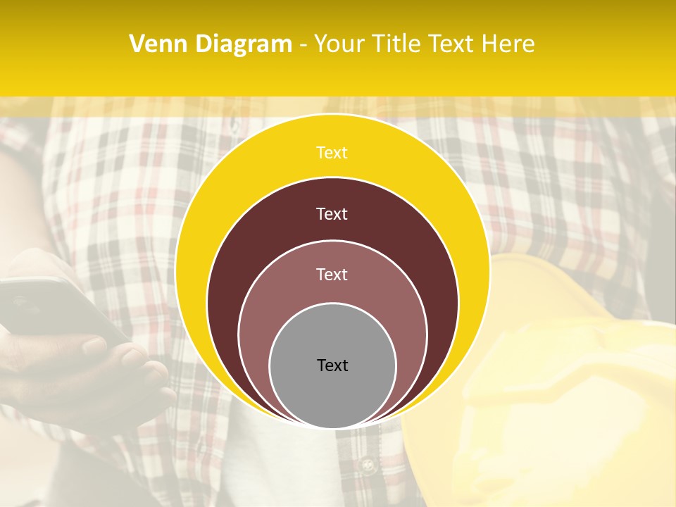 Adult Repairman Work Tool PowerPoint Template