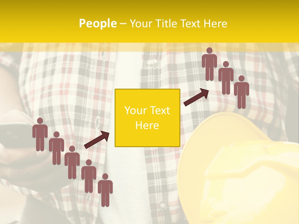 Adult Repairman Work Tool PowerPoint Template