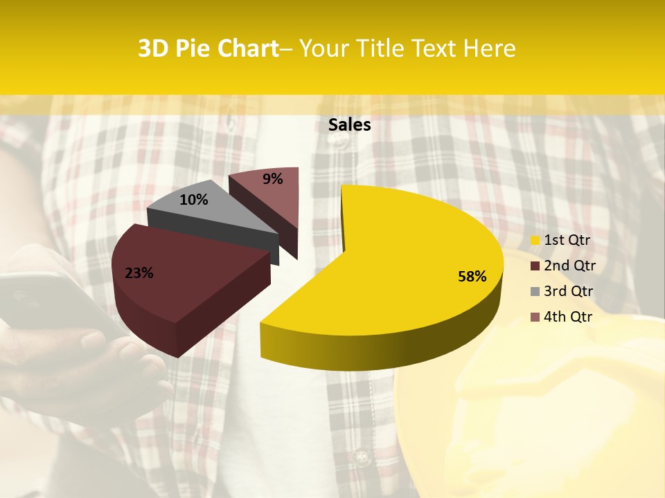 Adult Repairman Work Tool PowerPoint Template