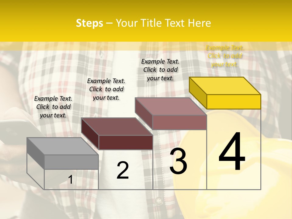 Adult Repairman Work Tool PowerPoint Template