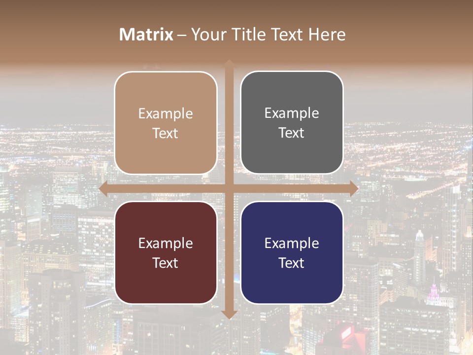 Architecture City Chicago PowerPoint Template