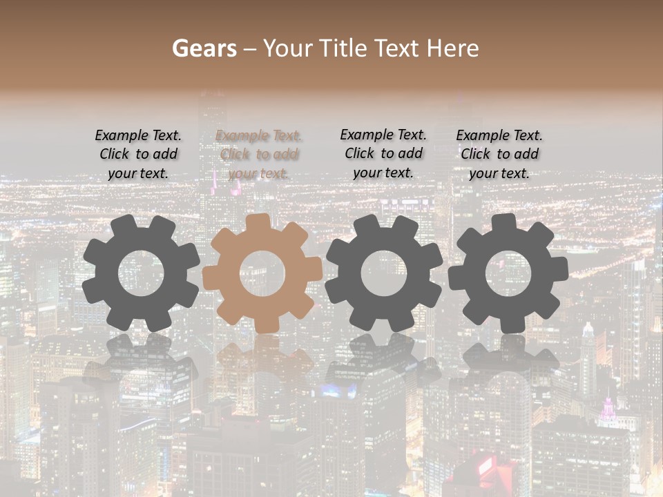 Architecture City Chicago PowerPoint Template