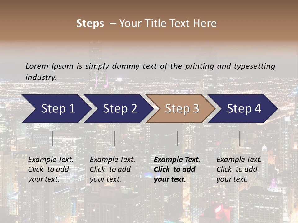 Architecture City Chicago PowerPoint Template