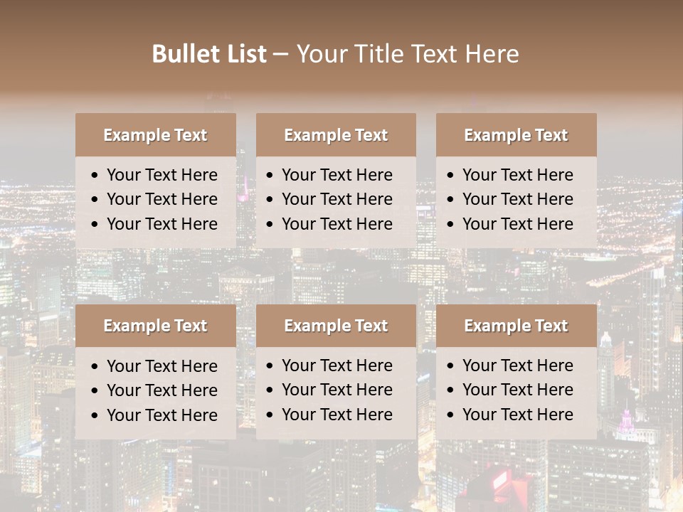Architecture City Chicago PowerPoint Template