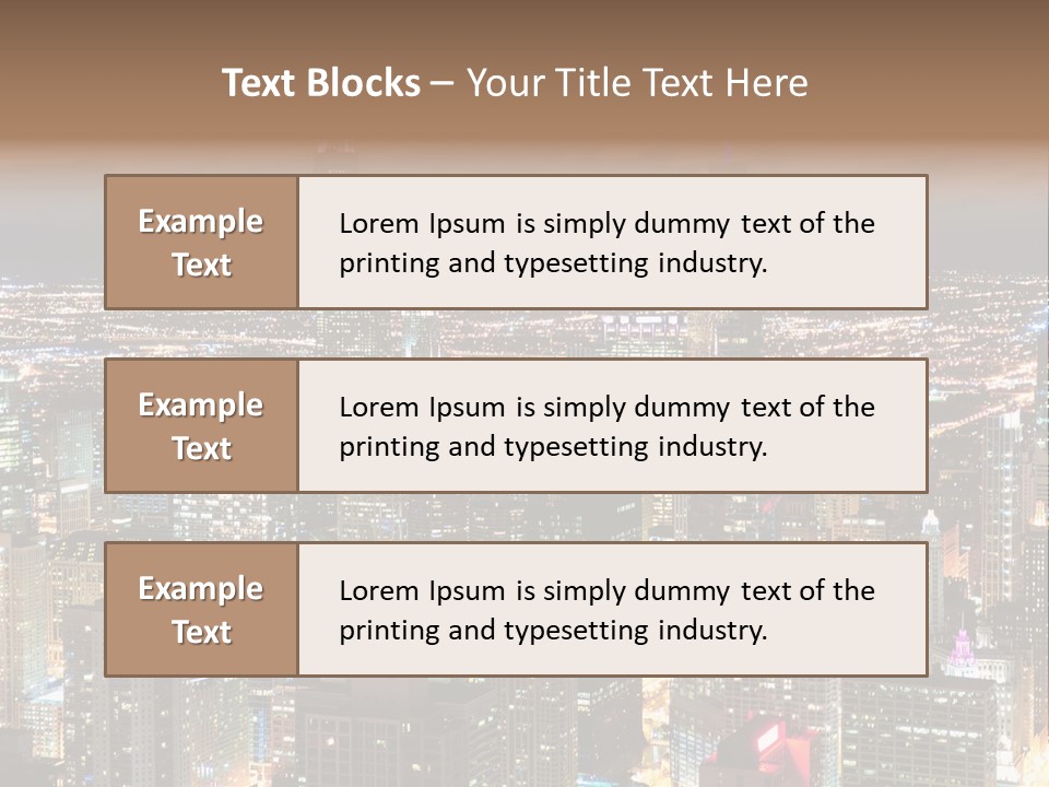 Architecture City Chicago PowerPoint Template