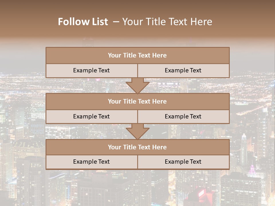 Architecture City Chicago PowerPoint Template