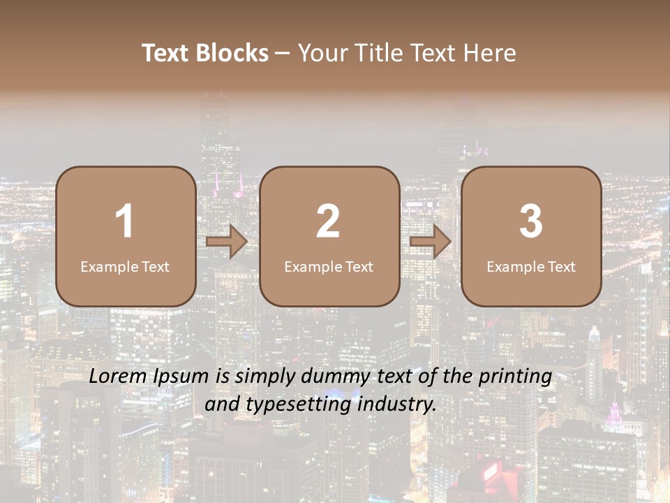 Architecture City Chicago PowerPoint Template