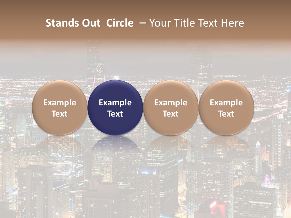 Architecture City Chicago PowerPoint Template