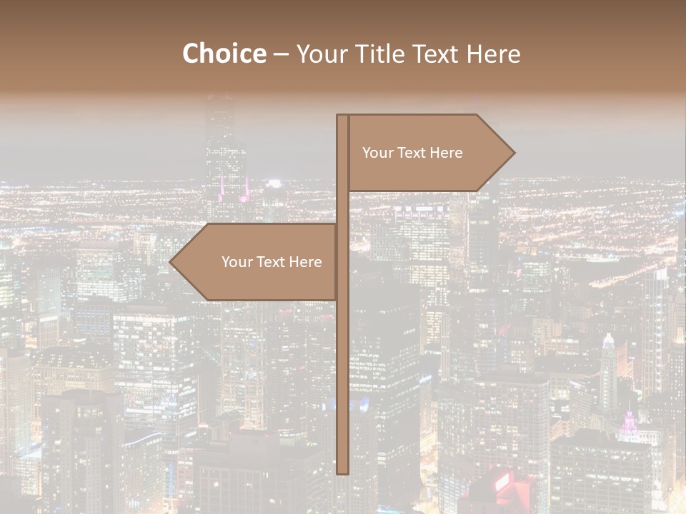 Architecture City Chicago PowerPoint Template