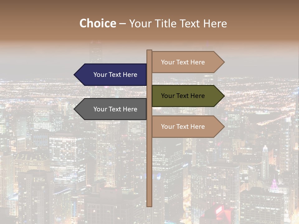Architecture City Chicago PowerPoint Template