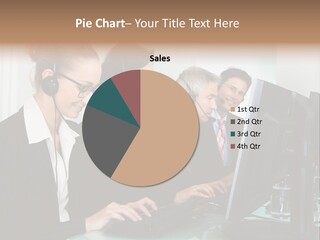 Telephone Working Phone PowerPoint Template