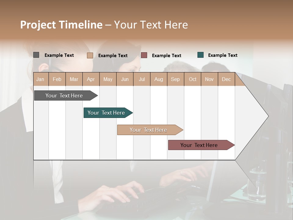 Telephone Working Phone PowerPoint Template