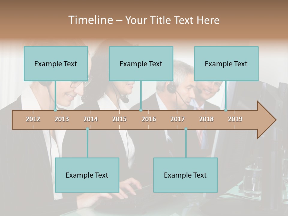 Telephone Working Phone PowerPoint Template
