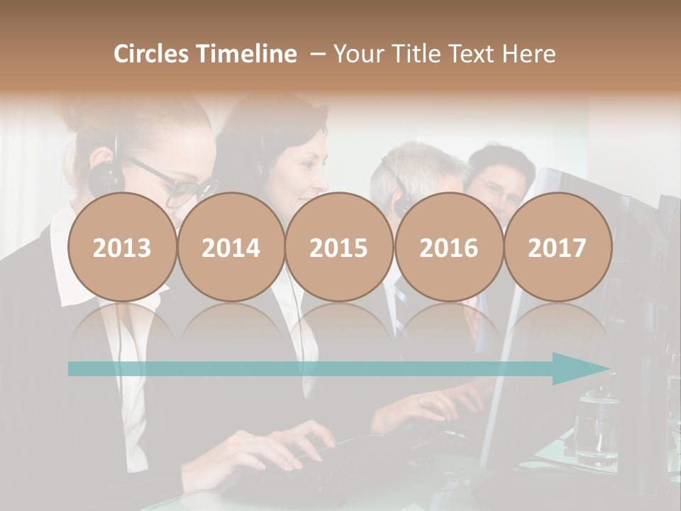 Telephone Working Phone PowerPoint Template