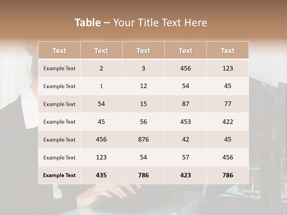 Telephone Working Phone PowerPoint Template