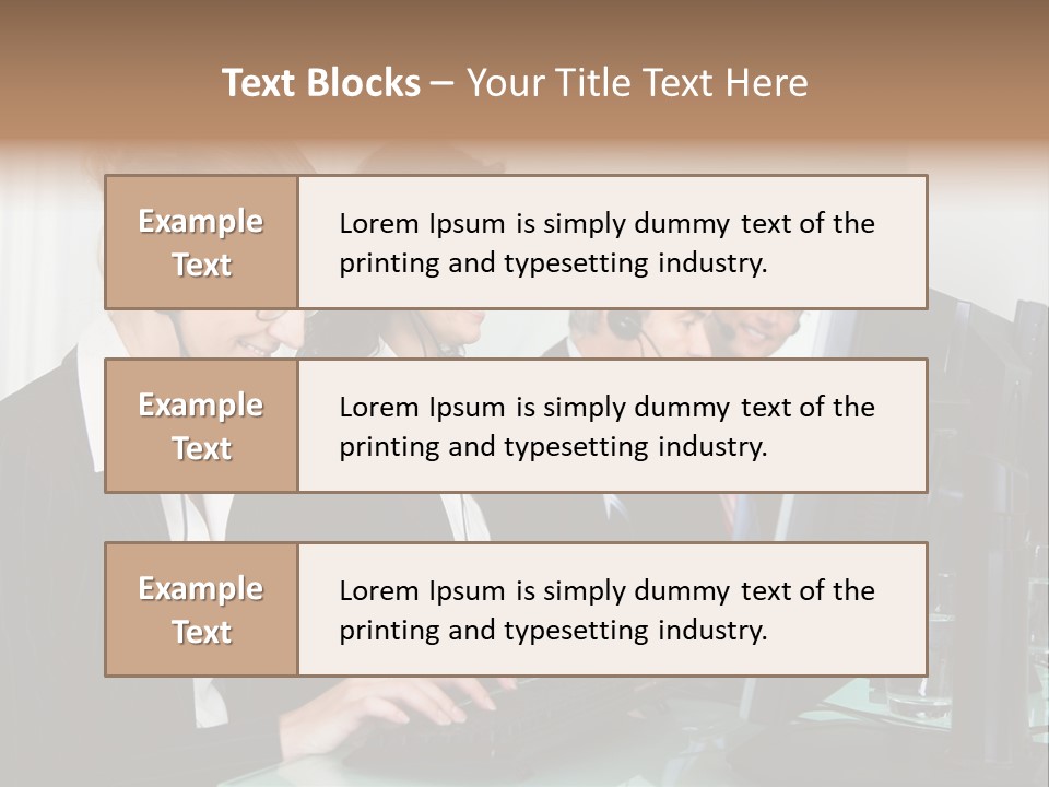 Telephone Working Phone PowerPoint Template