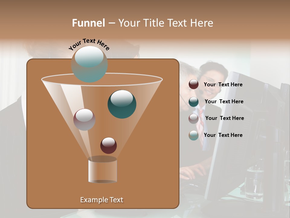Telephone Working Phone PowerPoint Template