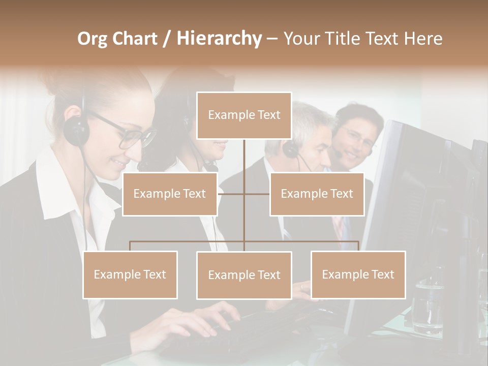 Telephone Working Phone PowerPoint Template