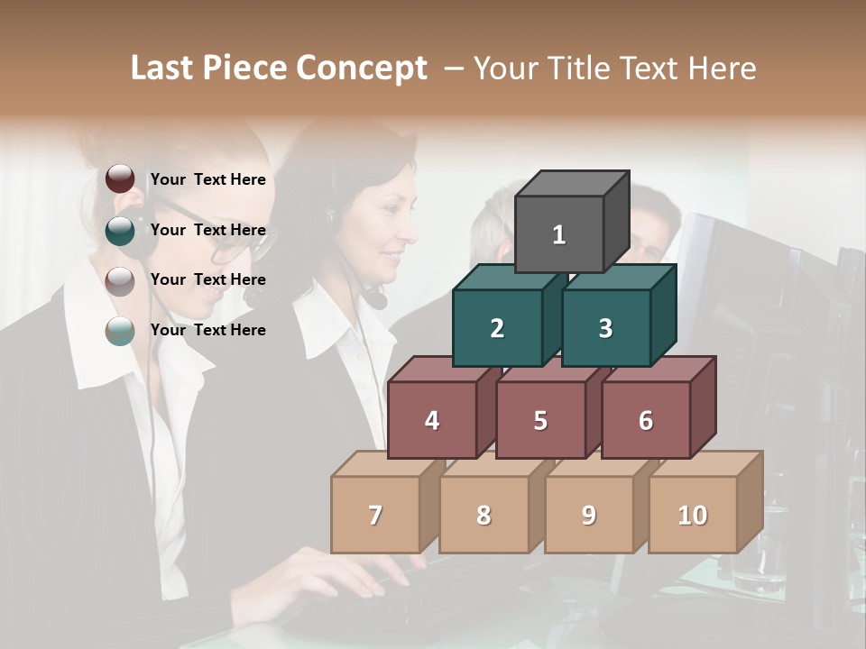 Telephone Working Phone PowerPoint Template
