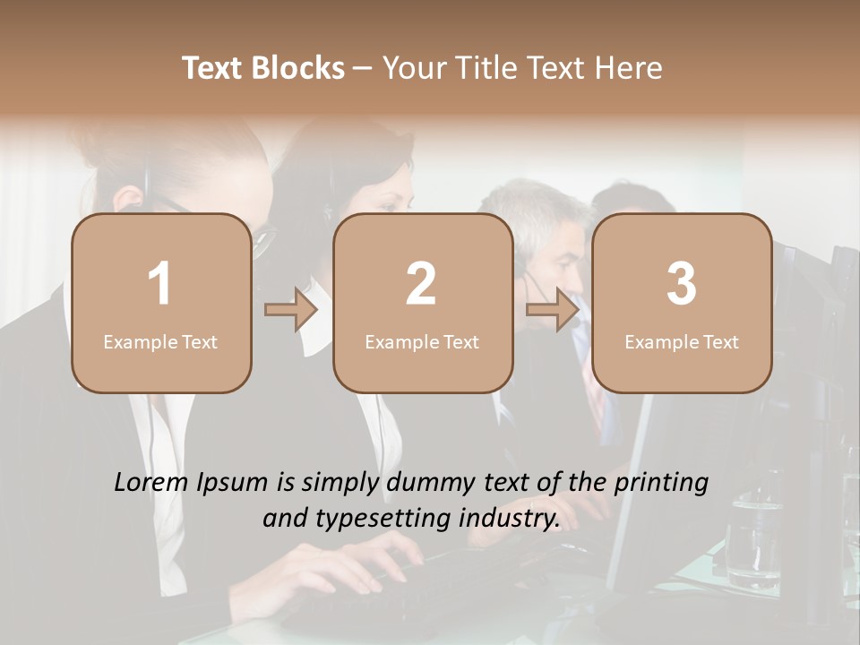 Telephone Working Phone PowerPoint Template