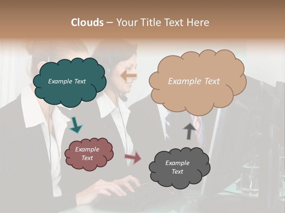 Telephone Working Phone PowerPoint Template