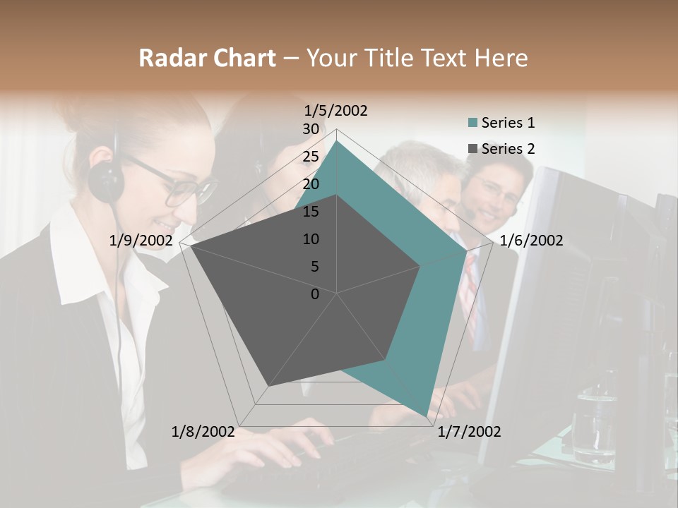 Telephone Working Phone PowerPoint Template
