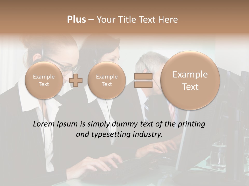 Telephone Working Phone PowerPoint Template