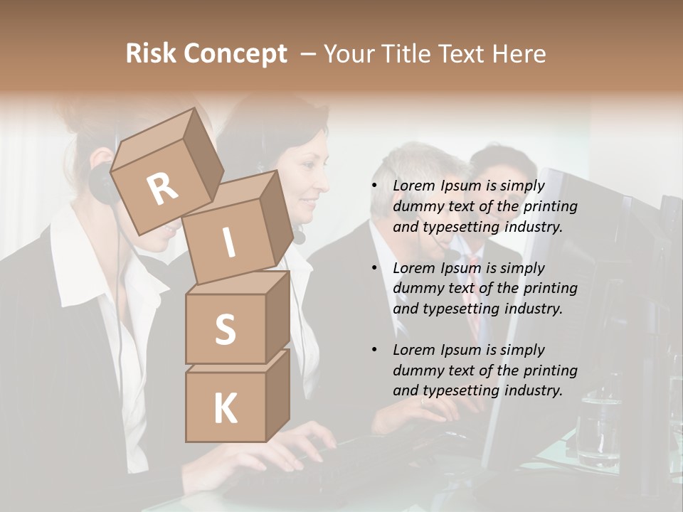 Telephone Working Phone PowerPoint Template