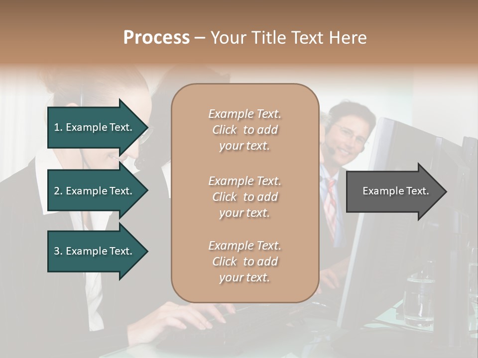 Telephone Working Phone PowerPoint Template