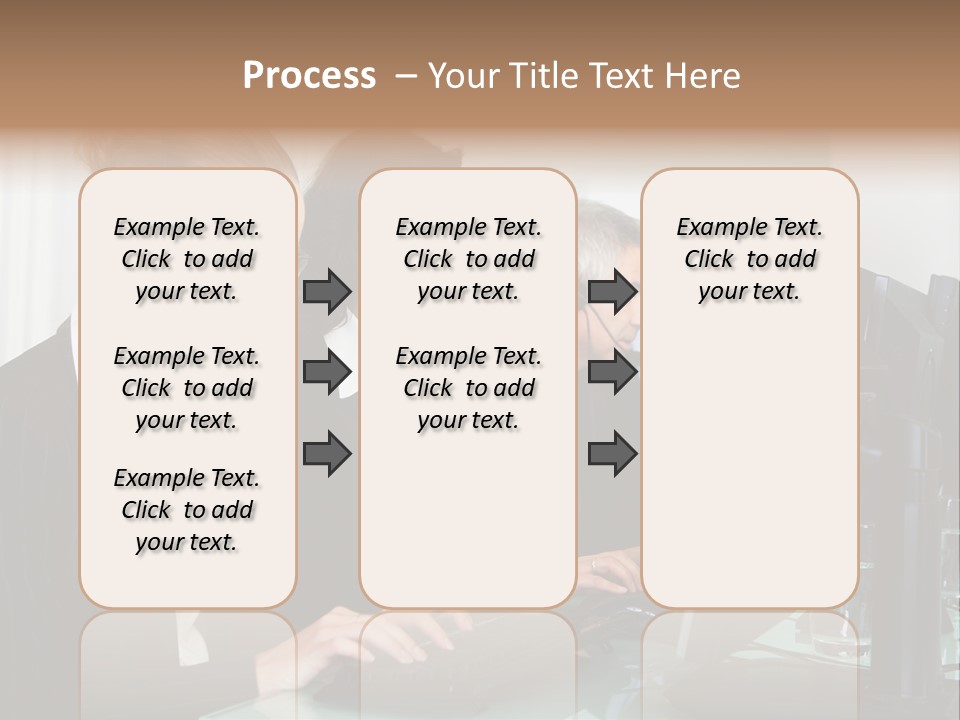 Telephone Working Phone PowerPoint Template