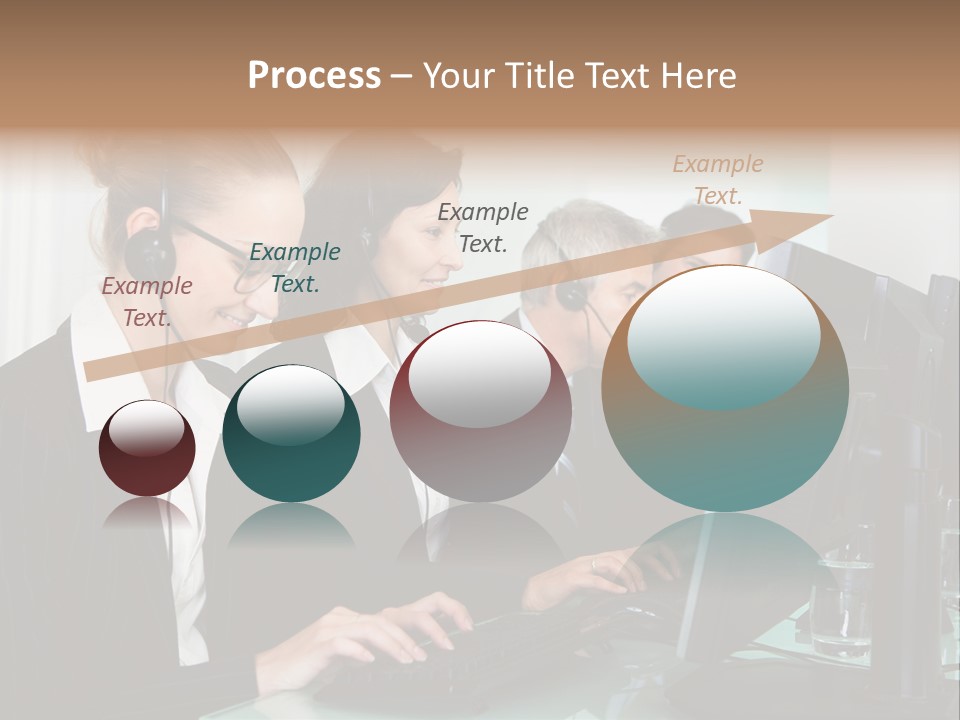 Telephone Working Phone PowerPoint Template
