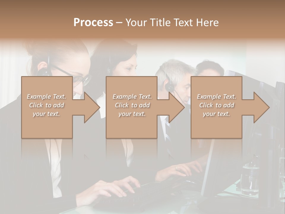 Telephone Working Phone PowerPoint Template