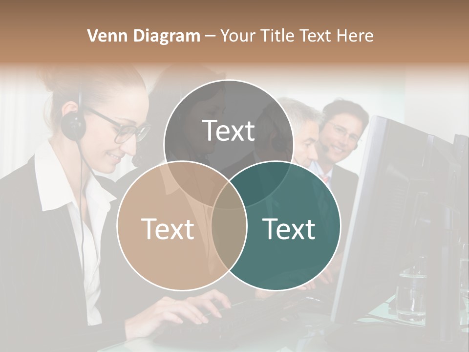 Telephone Working Phone PowerPoint Template