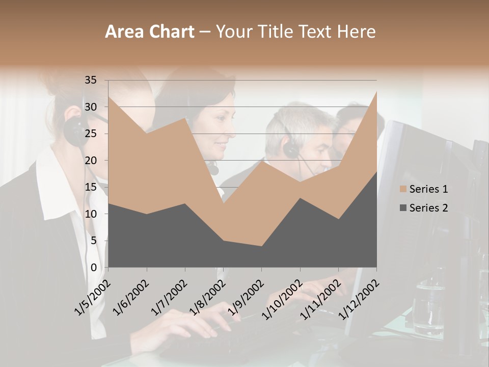 Telephone Working Phone PowerPoint Template