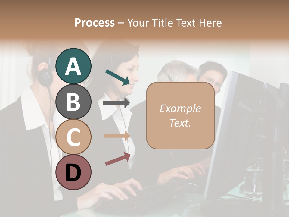 Telephone Working Phone PowerPoint Template