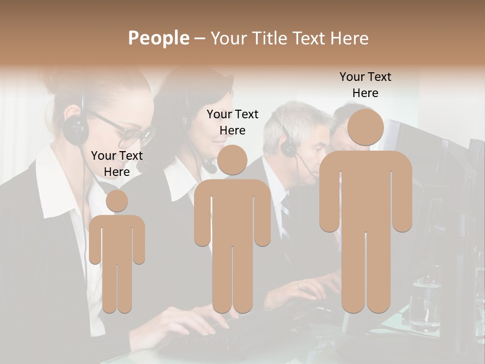 Telephone Working Phone PowerPoint Template
