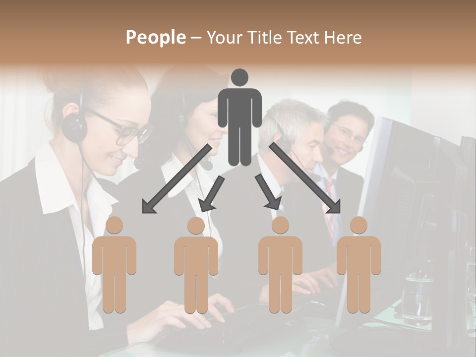 Telephone Working Phone PowerPoint Template