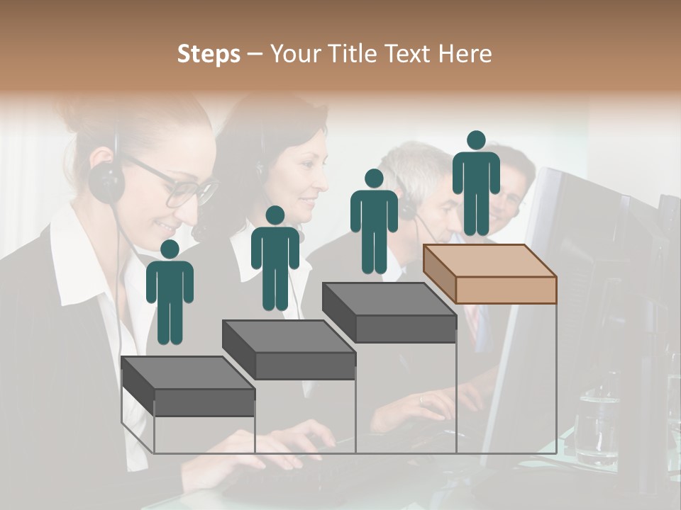 Telephone Working Phone PowerPoint Template
