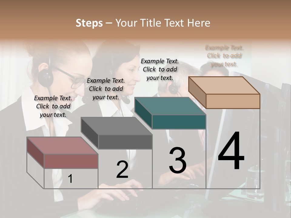 Telephone Working Phone PowerPoint Template