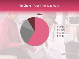 A Woman Talking To A Doctor In A Hospital PowerPoint Template