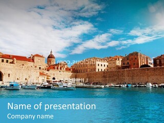 Architecture Marina Historical PowerPoint Template