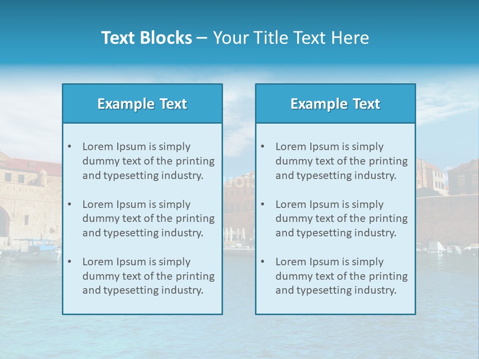 Architecture Marina Historical PowerPoint Template