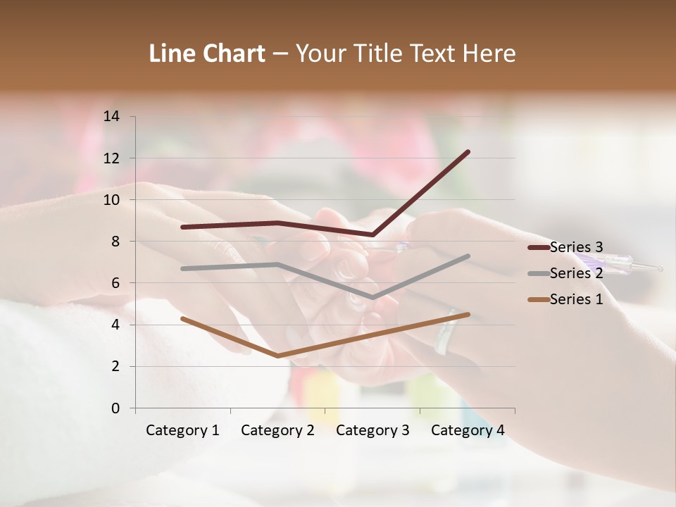 Nail Salon Cosmetics Finger PowerPoint Template
