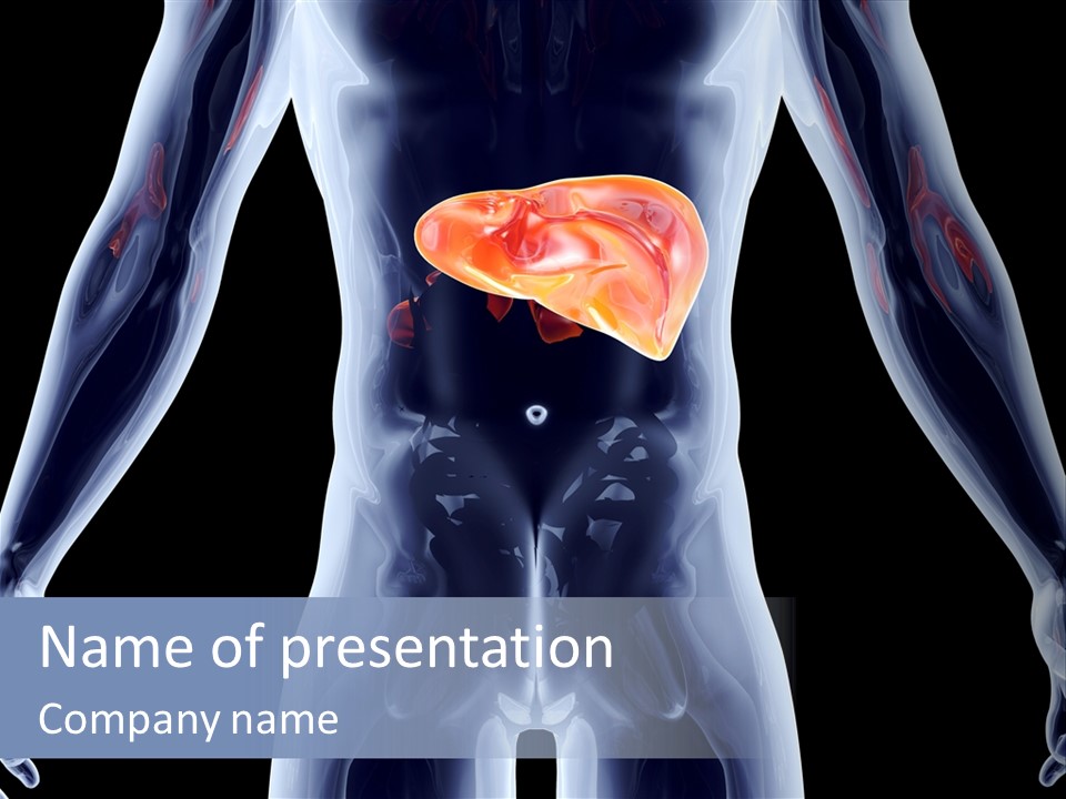 Xray Tomography Cirrhosis PowerPoint Template