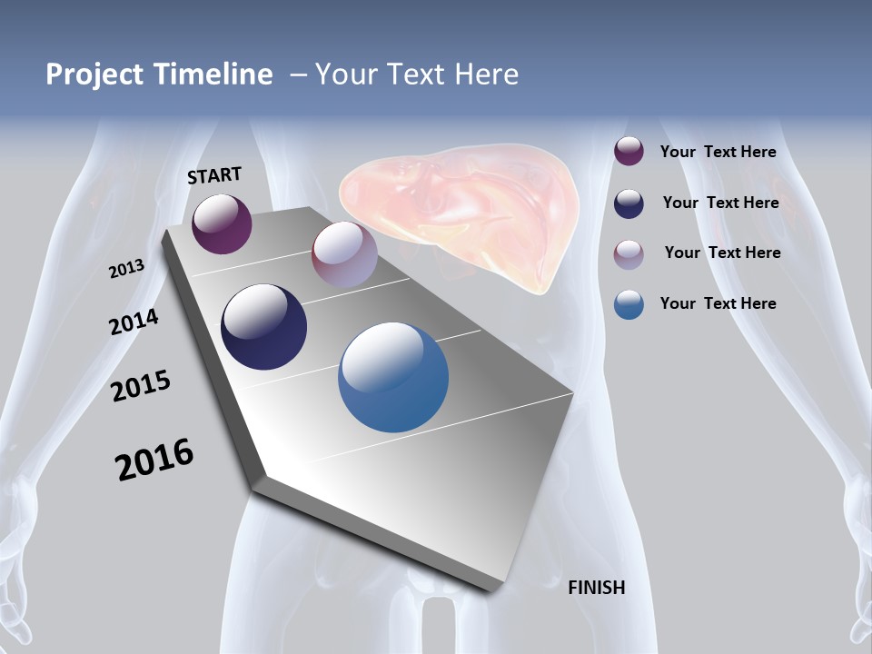 Xray Tomography Cirrhosis PowerPoint Template