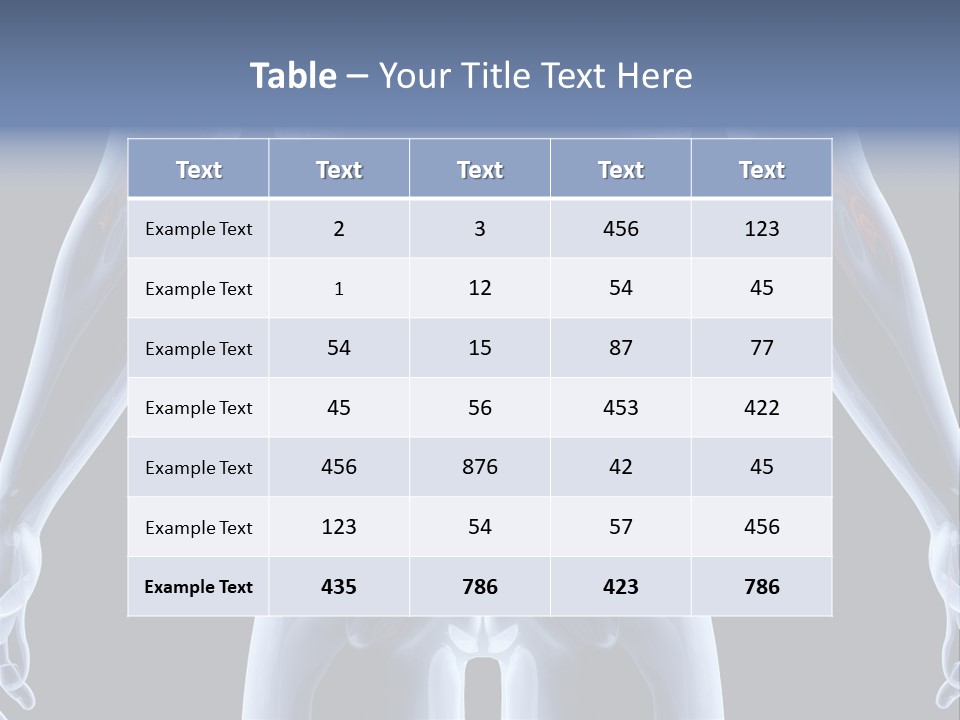 Xray Tomography Cirrhosis PowerPoint Template